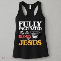 Fully Vaccinated By The Blood Of Jesus Women's Tank Top thumb 3