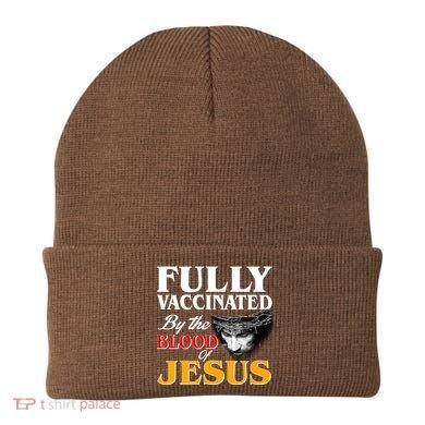 Fully Vaccinated By The Blood Of Jesus Beanie