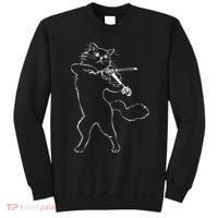 Fiddle Violin Cat Musician Instrument Band Strings Sweatshirt thumb 0