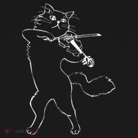Fiddle Violin Cat Musician Instrument Band Strings Tote Bag thumb 4