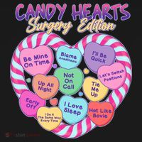Funny Valentine Candy Hearts Surgery Edition Backpack thumb 2