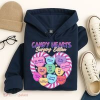 Funny Valentine Candy Hearts Surgery Edition Hoodie thumb 4