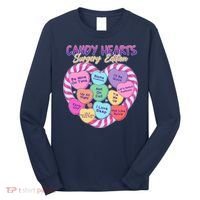 Funny Valentine Candy Hearts Surgery Edition Long Sleeve Shirt thumb 0