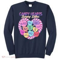 Funny Valentine Candy Hearts Surgery Edition Sweatshirt thumb 0