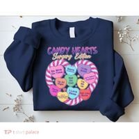 Funny Valentine Candy Hearts Surgery Edition Sweatshirt thumb 2