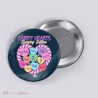 Funny Valentine Candy Hearts Surgery Edition Button thumb 0