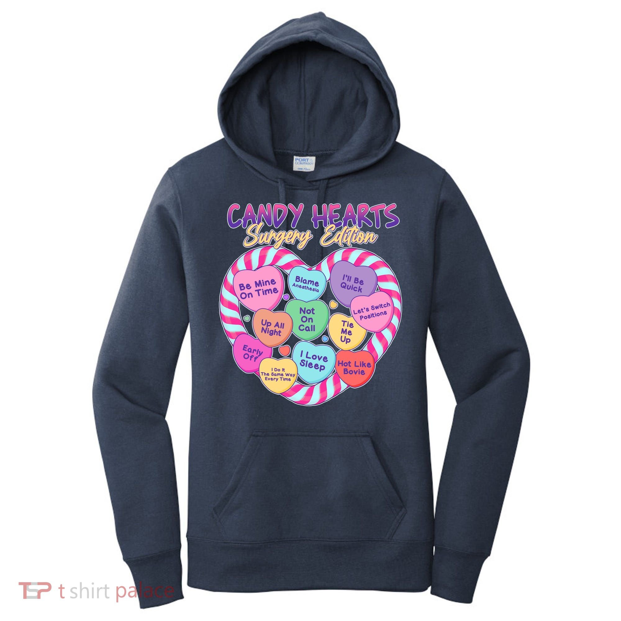 Funny Valentine Candy Hearts Surgery Edition Women's Hoodie