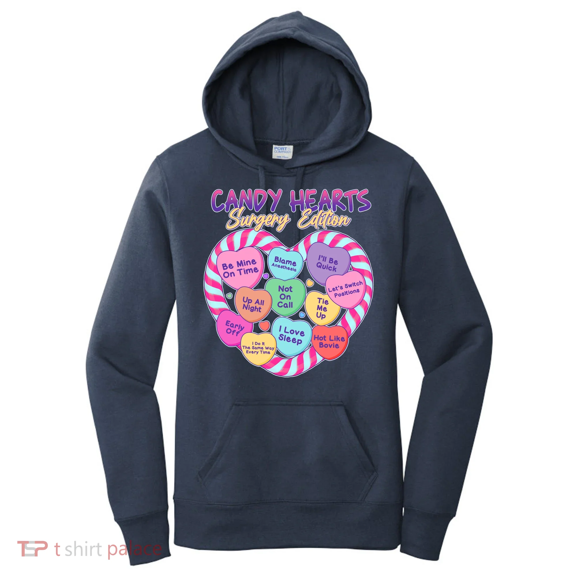 Funny Valentine Candy Hearts Surgery Edition Women's Hoodie