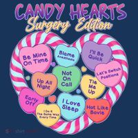 Funny Valentine Candy Hearts Surgery Edition Women's Hoodie thumb 2