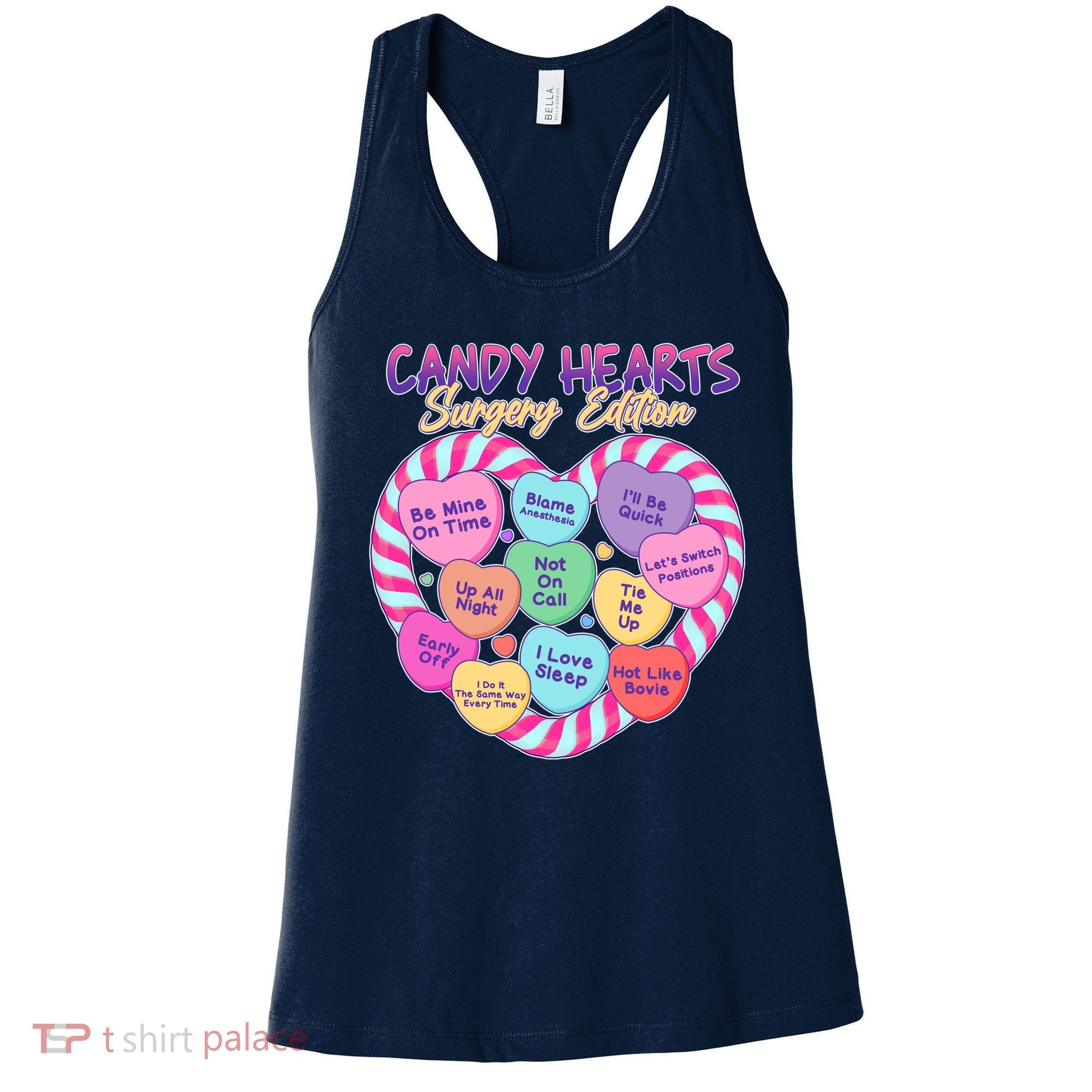 Funny Valentine Candy Hearts Surgery Edition Women's Tank Top