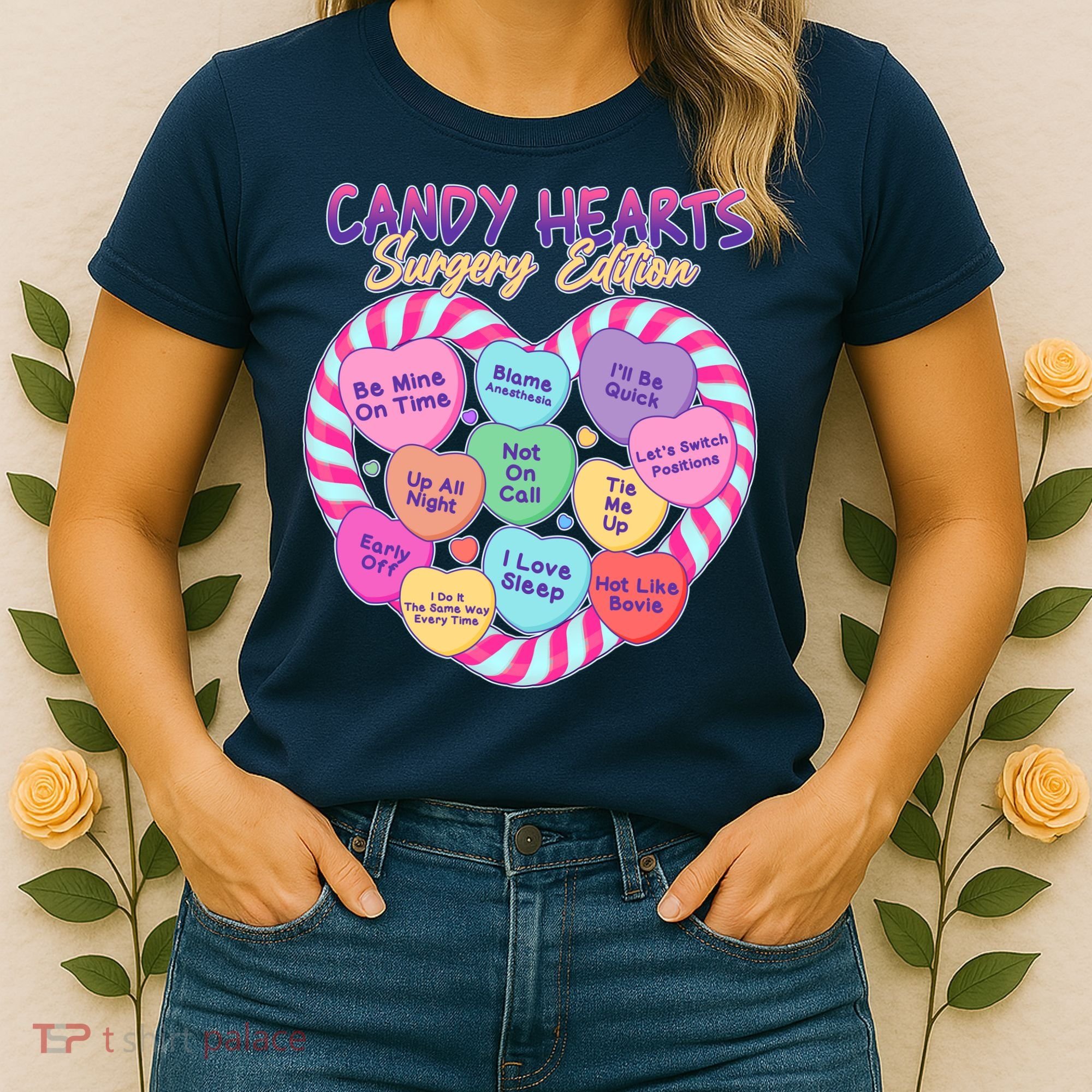 Funny Valentine Candy Hearts Surgery Edition Women's T-Shirt