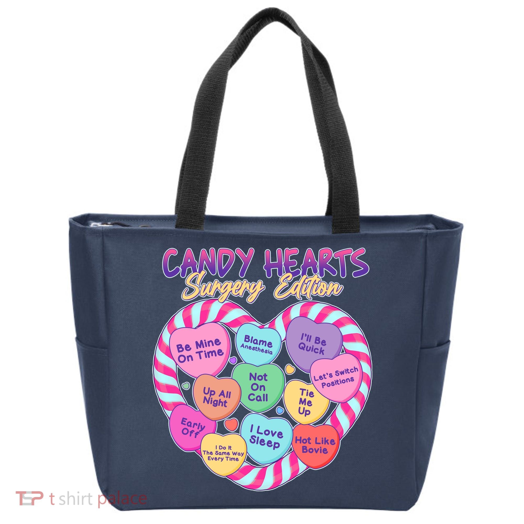 Funny Valentine Candy Hearts Surgery Edition Tote Bag