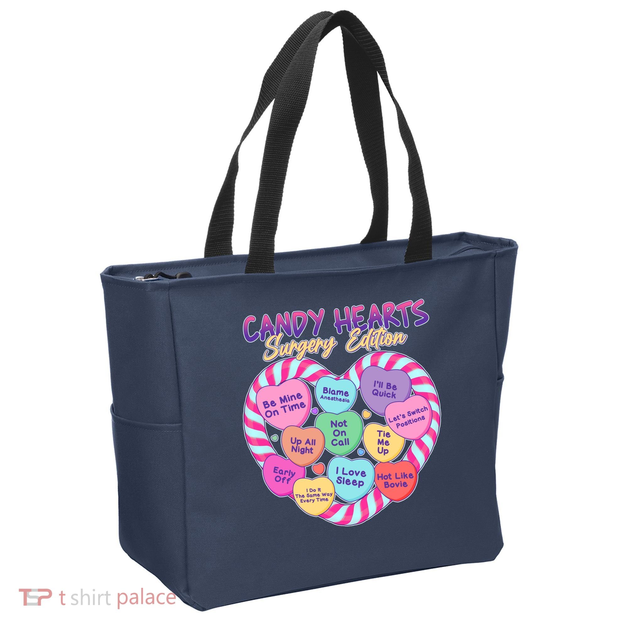 Funny Valentine Candy Hearts Surgery Edition Tote Bag