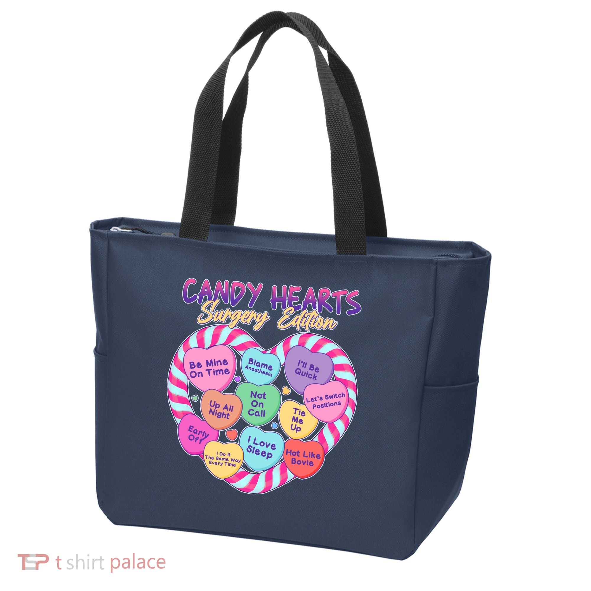 Funny Valentine Candy Hearts Surgery Edition Tote Bag