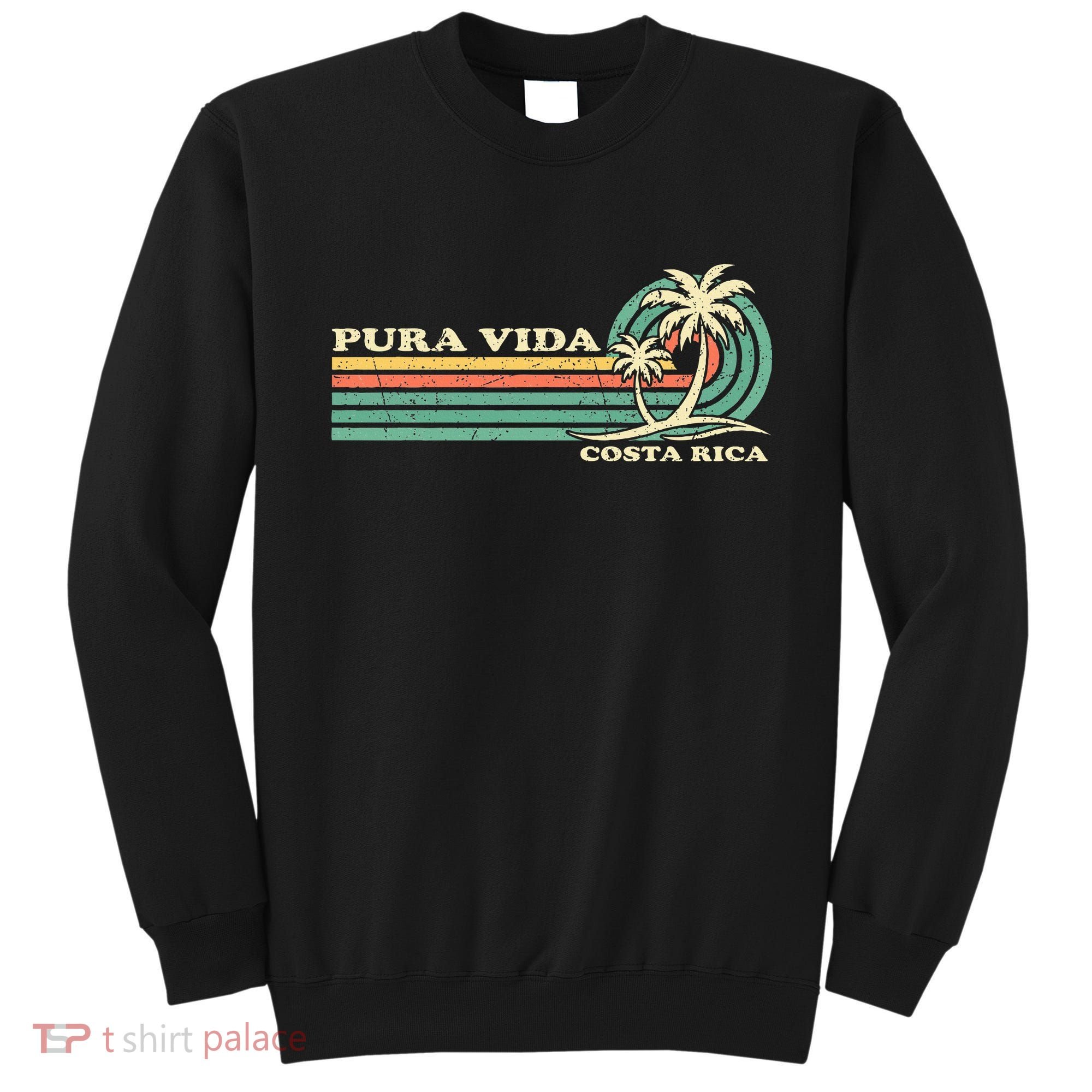 Family Vacation Costa Rica Pura Vida Beach Sweatshirt