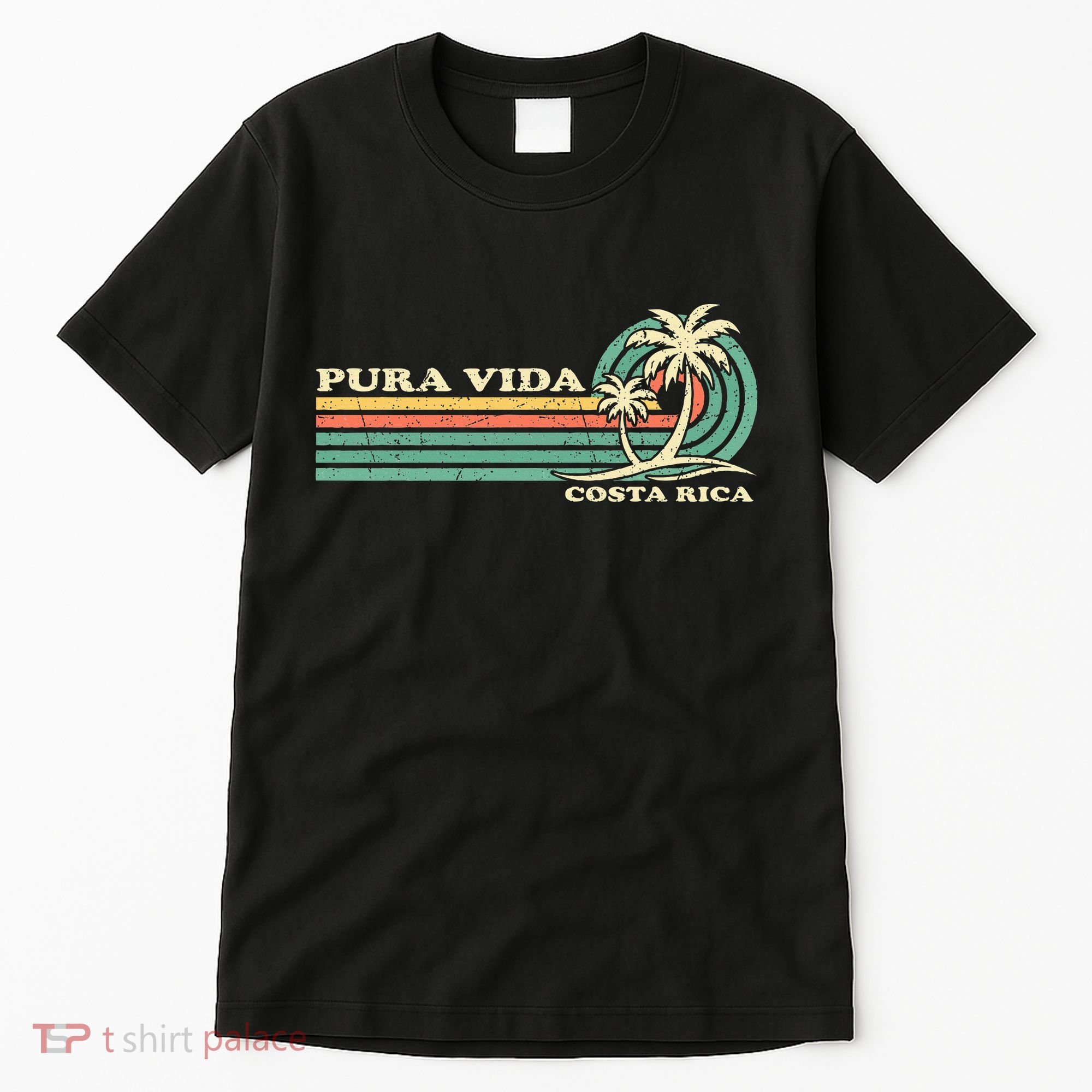 Family Vacation Costa Rica Pura Vida Beach Tall T-Shirt