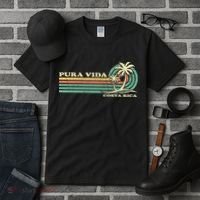 Family Vacation Costa Rica Pura Vida Beach Tall T-Shirt thumb 3