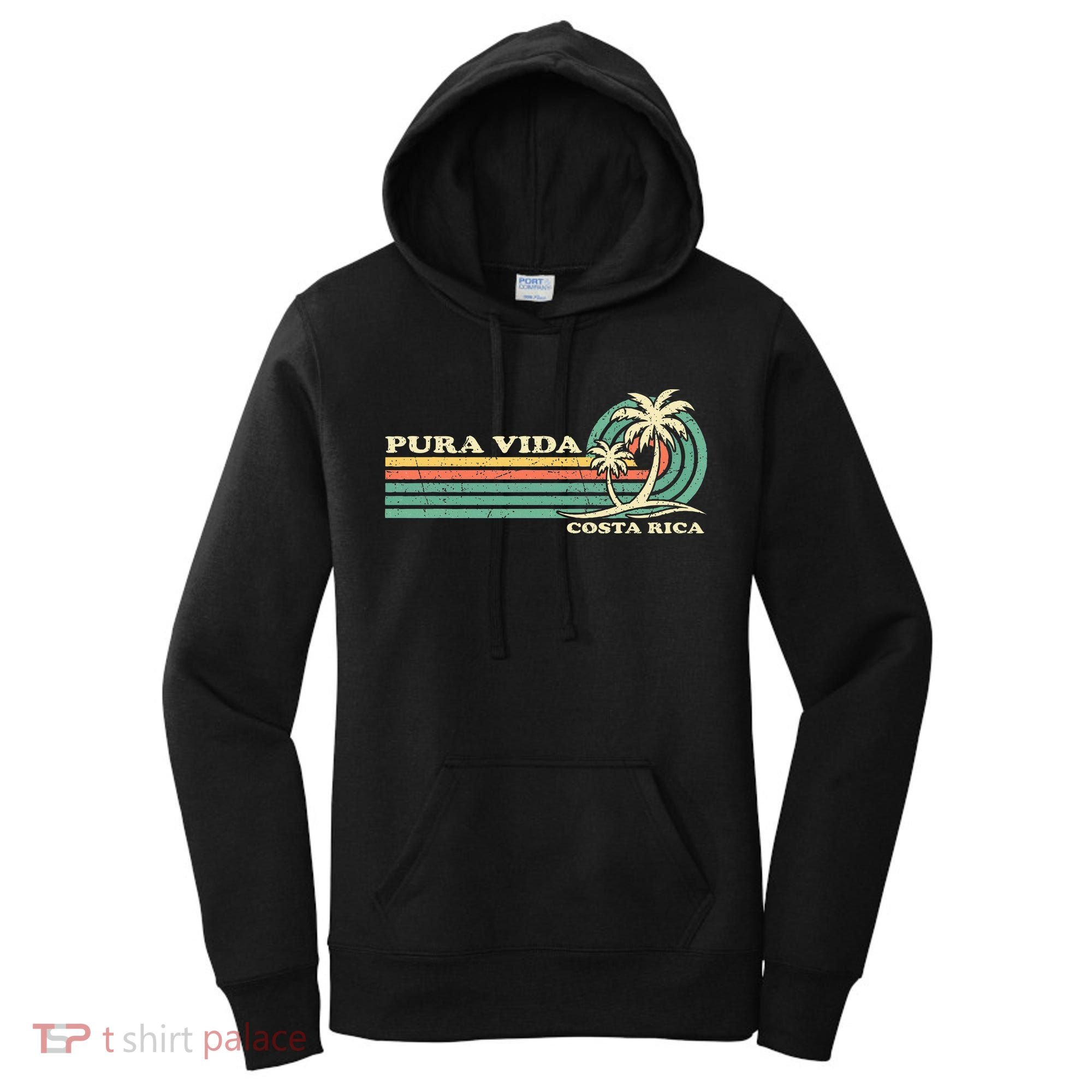 Family Vacation Costa Rica Pura Vida Beach Women's Hoodie