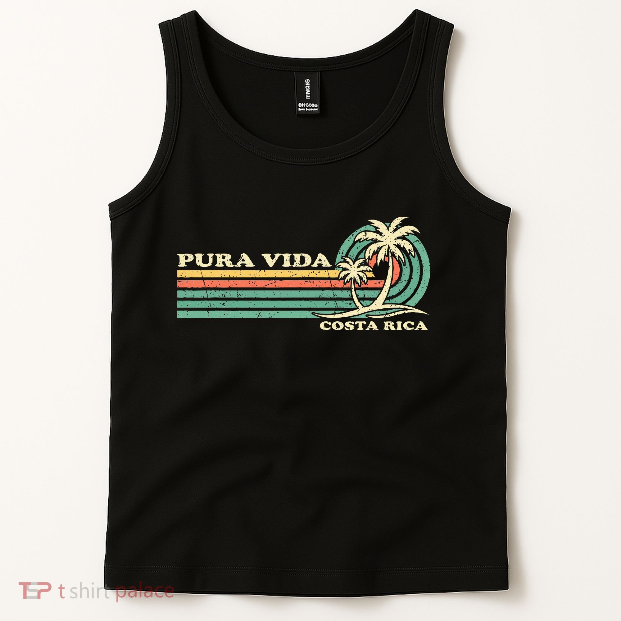 Family Vacation Costa Rica Pura Vida Beach Tank Top