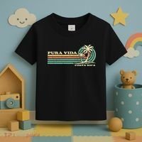 Family Vacation Costa Rica Pura Vida Beach Toddler T-Shirt thumb 3