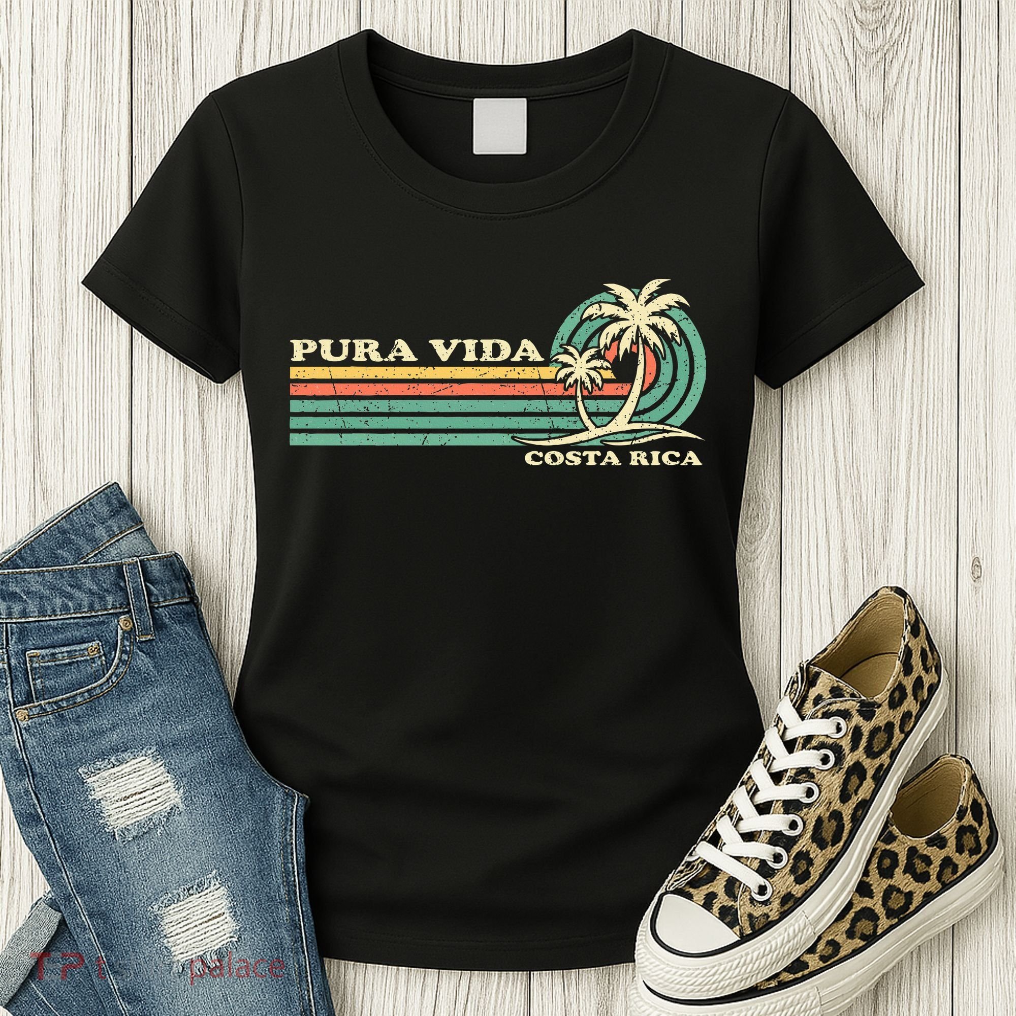Family Vacation Costa Rica Pura Vida Beach Women's T-Shirt
