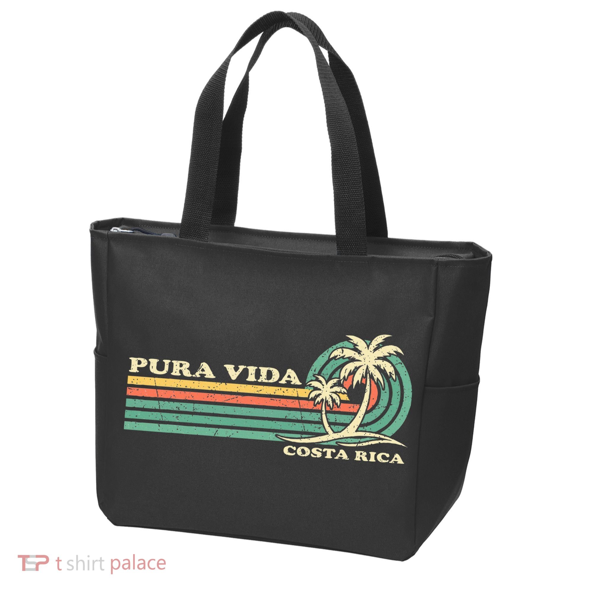 Family Vacation Costa Rica Pura Vida Beach Tote Bag