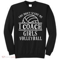 Funny Volleyball Coach I Coach Volleyball Coach Sweatshirt thumb 0