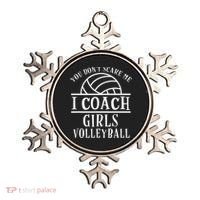 Funny Volleyball Coach I Coach Volleyball Coach Ornament thumb 0