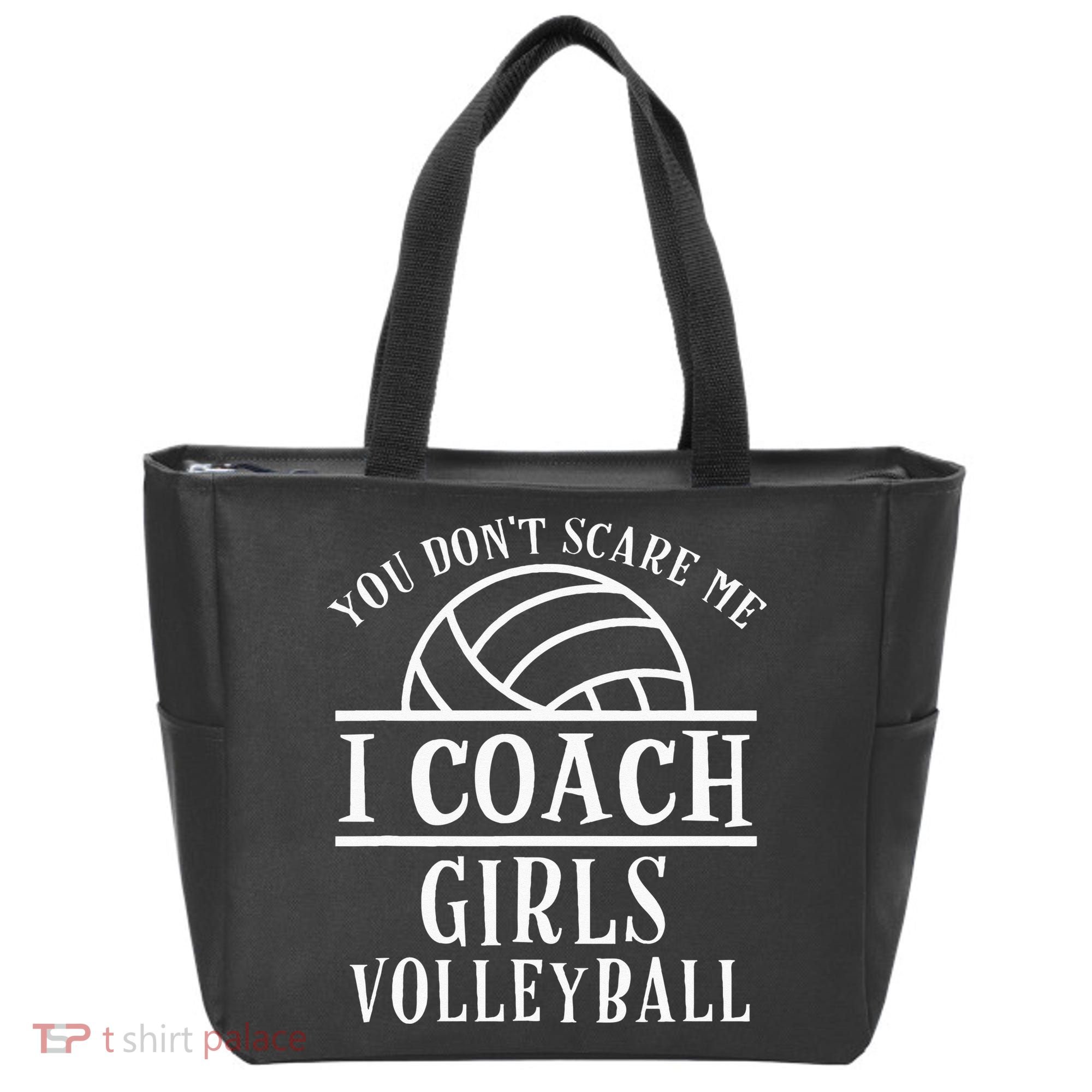 Funny Volleyball Coach I Coach Volleyball Coach Tote Bag