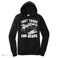 Funny Vintage Camping Soft Tacos For Bears Women's Hoodie thumb 0