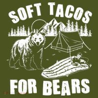 Funny Vintage Camping Soft Tacos For Bears T-Shirt thumb 7
