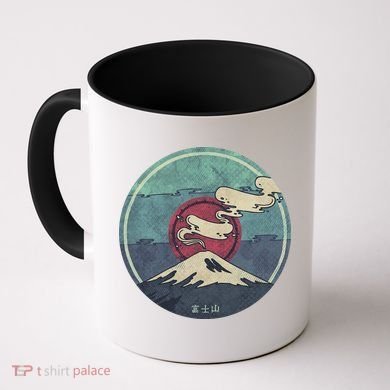 Fuji Volcano Classic Retro Coffee Mug