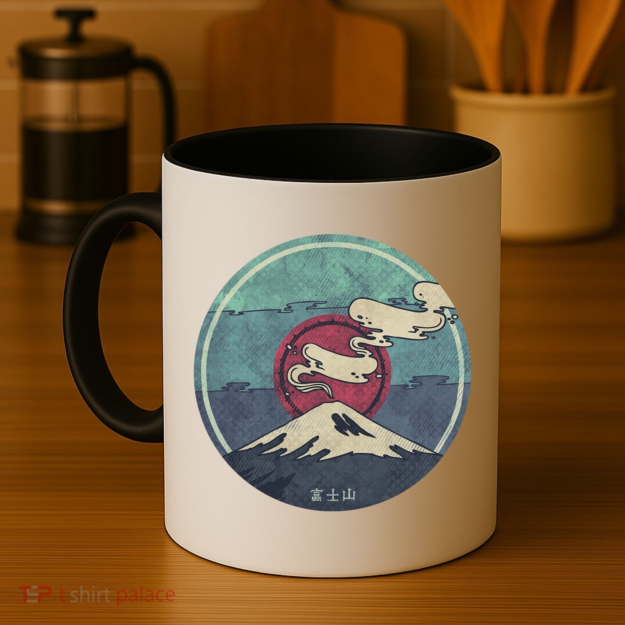 Fuji Volcano Classic Retro Coffee Mug