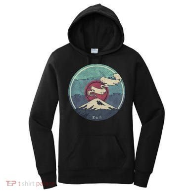 Fuji Volcano Classic Retro Women's Hoodie