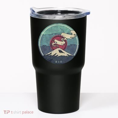 Fuji Volcano Classic Retro Tumbler