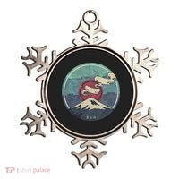 Fuji Volcano Classic Retro Ornament thumb 0