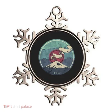 Fuji Volcano Classic Retro Ornament