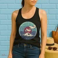 Fuji Volcano Classic Retro Women's Tank Top thumb 2