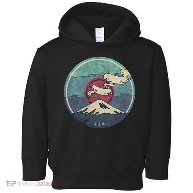 Fuji Volcano Classic Retro Toddler Hoodie