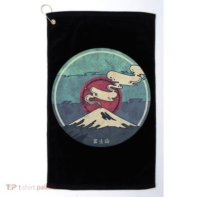 Fuji Volcano Classic Retro Golf Towel