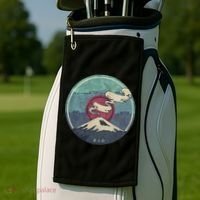 Fuji Volcano Classic Retro Golf Towel thumb 2