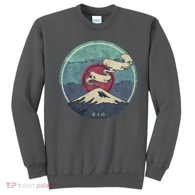 Fuji Volcano Classic Retro Sweatshirt