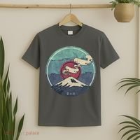 Fuji Volcano Classic Retro T-Shirt thumb 2