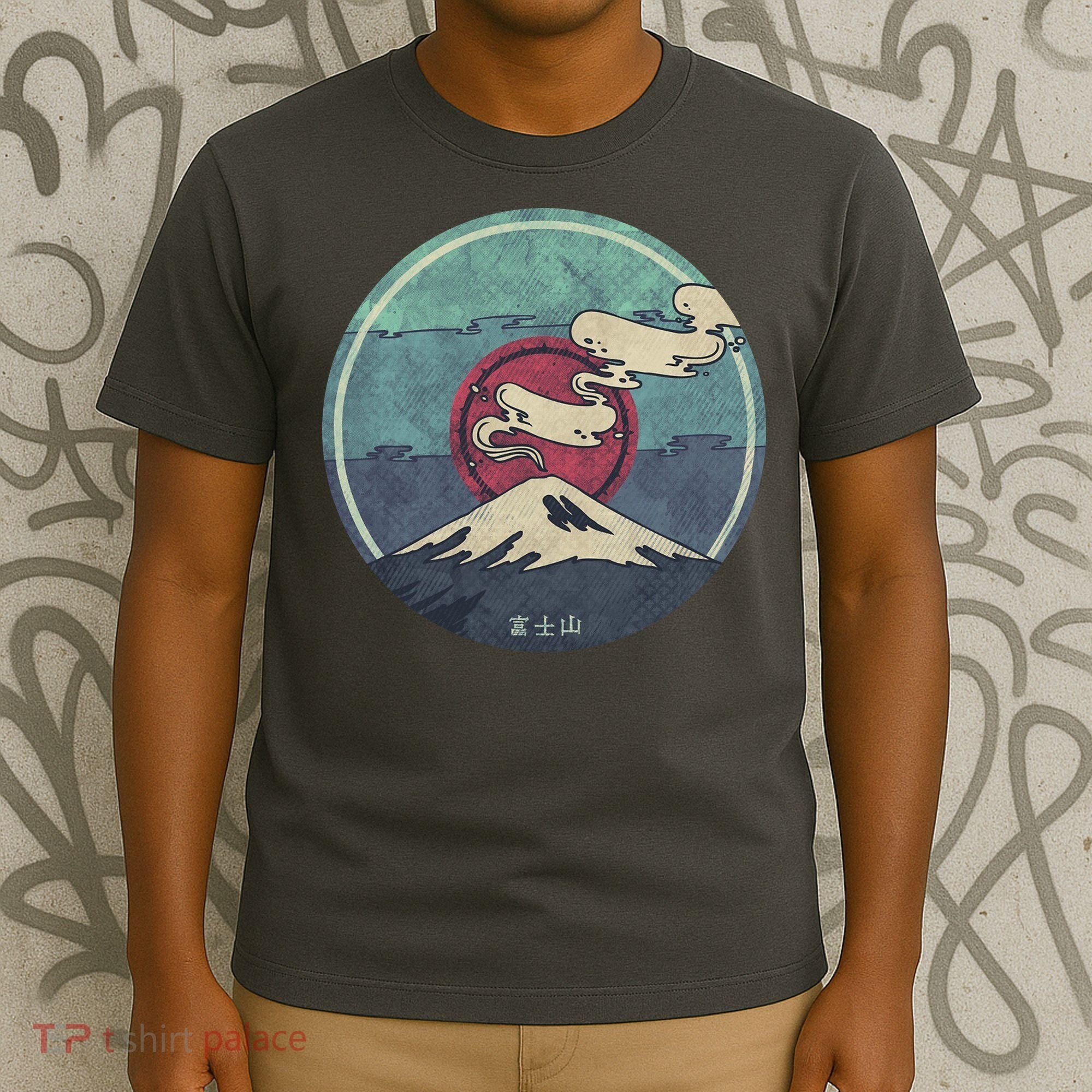 Fuji Volcano Classic Retro T-Shirt