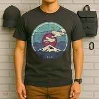 Fuji Volcano Classic Retro T-Shirt thumb 6