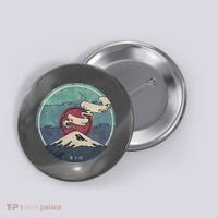 Fuji Volcano Classic Retro Button thumb 0