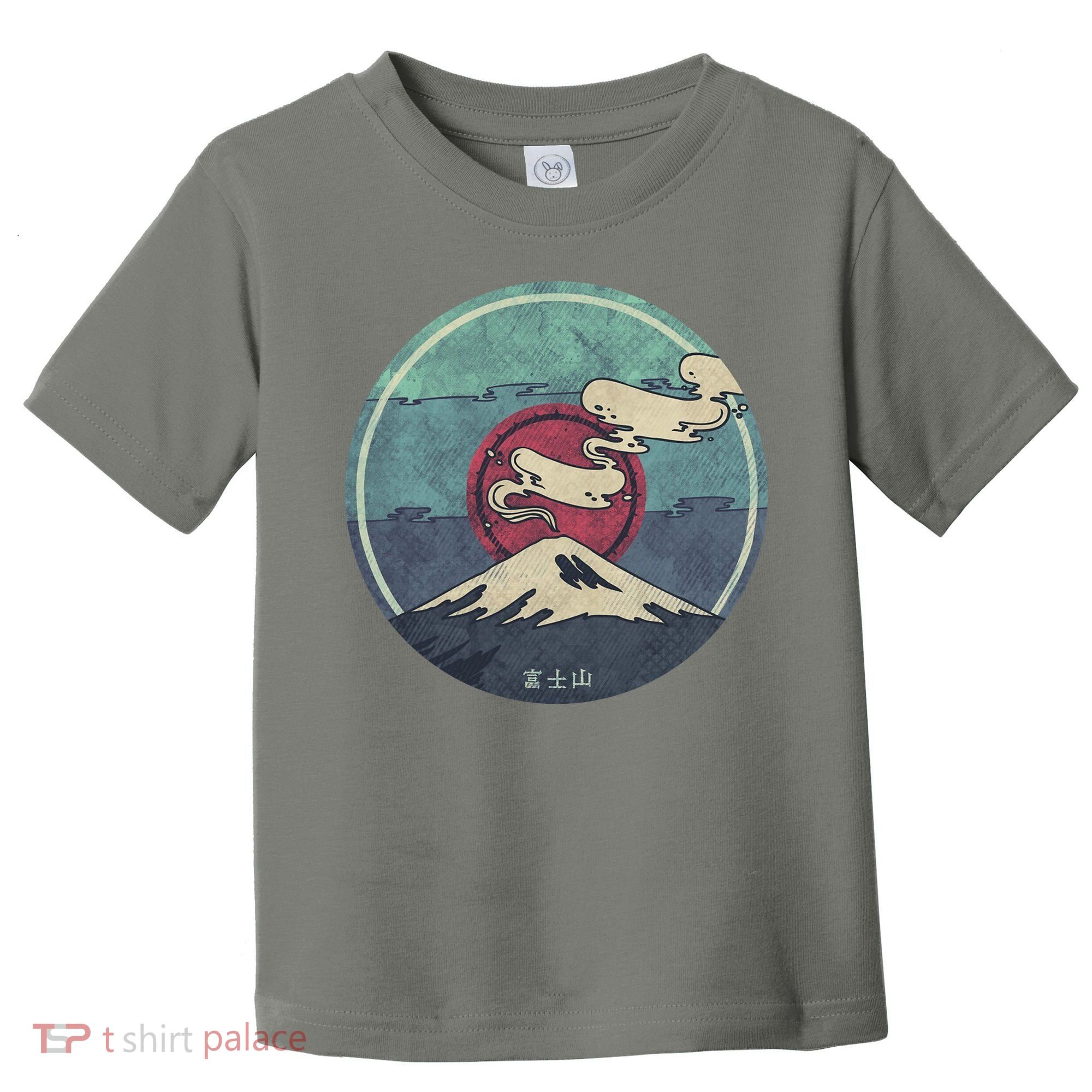 Fuji Volcano Classic Retro Toddler T-Shirt