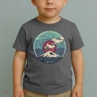 Fuji Volcano Classic Retro Toddler T-Shirt thumb 2