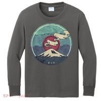 Fuji Volcano Classic Retro Kids Long Sleeve Shirt thumb 0