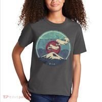 Fuji Volcano Classic Retro Kids T-Shirt thumb 2